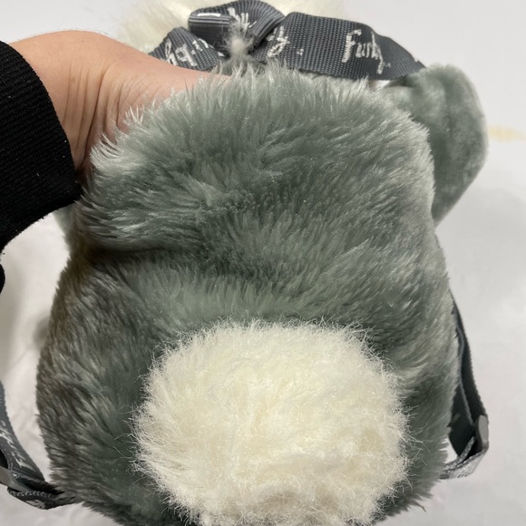 Vintage Grey big furby back pack 1998 (not the talking version ) bag 12 inches - Picture 11 of 14
